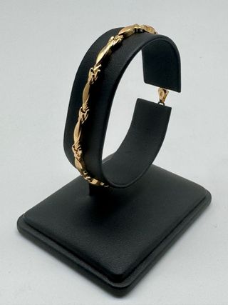 05-0048 PULSERA ORO ESLABONES OVALADOS