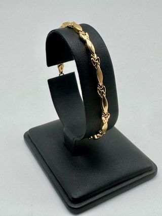 05-0048 PULSERA ORO ESLABONES OVALADOS