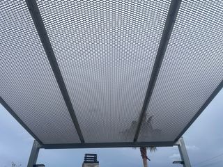 Pérgola metálica galvanizada