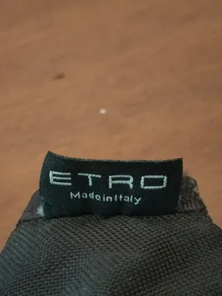 Portachiavi Etro in tela con fantasia