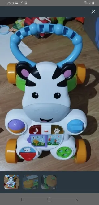 Andador bebé cebra Fisher-Price