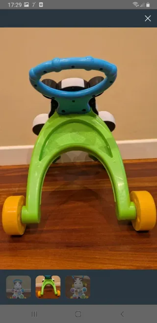 Andador bebé cebra Fisher-Price