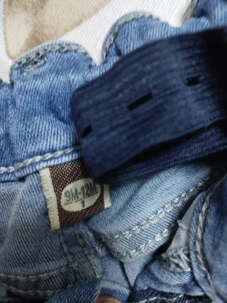 Jeans bimba con frange