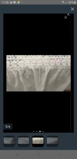 Colcha algodón hecha a mano con volante