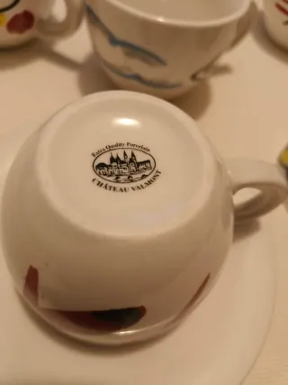 Set 6+6 Tazze e Piattini Chateau Valmont