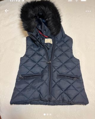 Chaleco plumífero niño azul marino 5/6 años 116cm