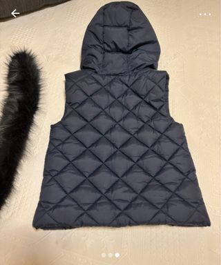 Chaleco plumífero niño azul marino 5/6 años 116cm