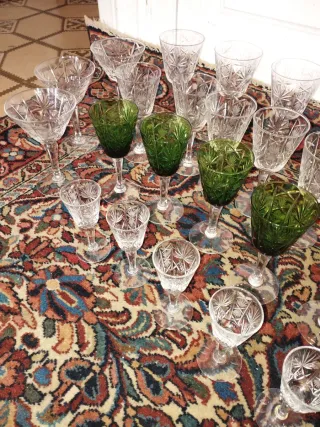 Cristalería antigua de vidrio