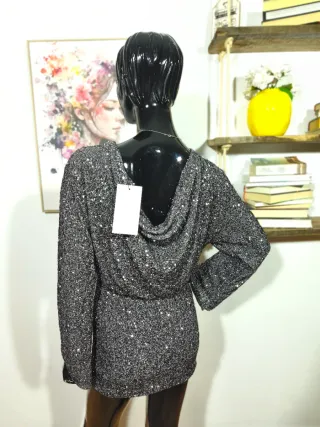 Vestido Zara fiesta lentejuelas