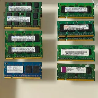 Lotto 9 Ram DDR2L 2Gb / 512Mb