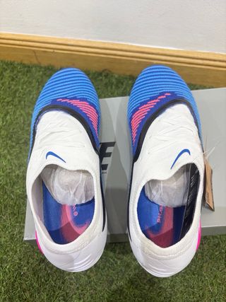 Botas de fútbol Nike Phantom - Azul/Blanco