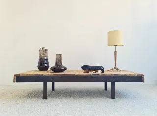 Mesa centro ROGER CAPRON. Francia, 60s.