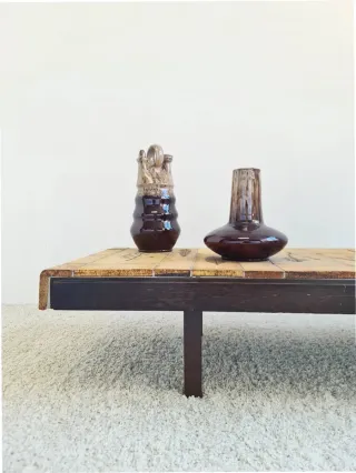 Mesa centro ROGER CAPRON. Francia, 60s.