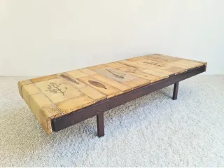 Mesa centro ROGER CAPRON. Francia, 60s.