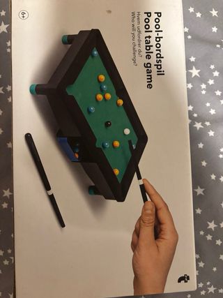 Mini juego de mesa de billar