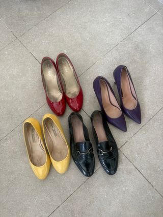 Lote de 4 pares de zapatos talla 40