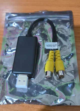 Adaptador Capturadora Video USB a RCA