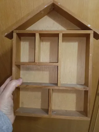 Casita Decorativa Madera Vintage