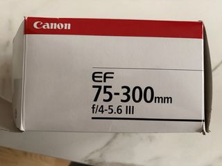 Canon EF 75-300mm f/4-5.6 III Lente Zoom
