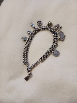 Pulsera Charm Plata Varios Símbolos