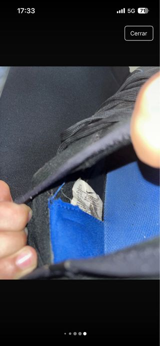 Botas Nike Mercurial Superfly Negras y Azules