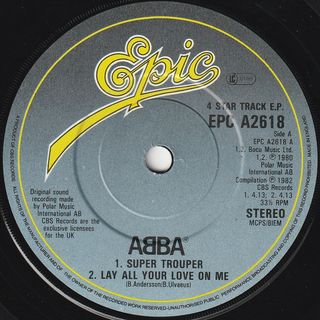 ABBA Greatest Original Hits - 4 Track EP UK