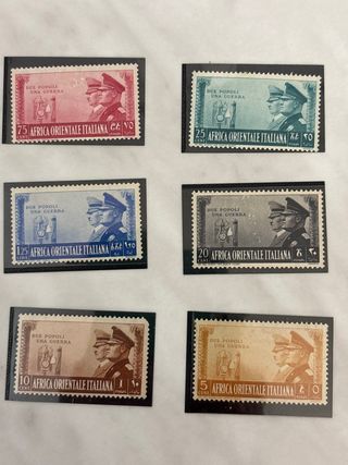 Francobolli Africa Orientale Italiana