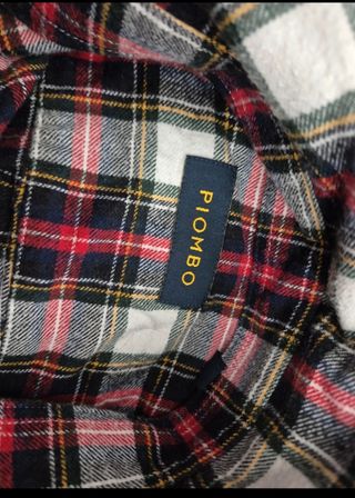 Camicia Uomo Caldo Cotone a Quadri