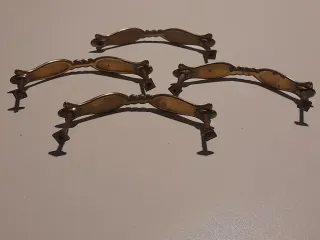 Maniglie Mobili Vintage Anni '50 Oro