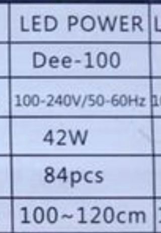 Luz LED Acuario Alta Potencia