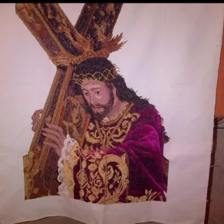 Cuadro Punto de Cruz Abuelo Jaén