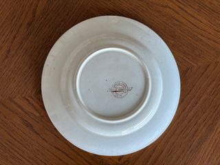 Prato Antigo Faiança – 23,5 cm – Vintage Decoração