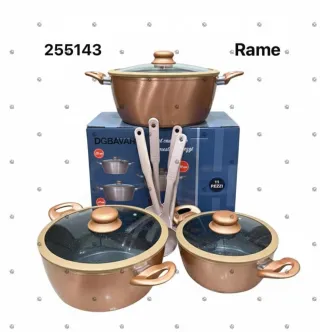 Set pentole 11 pezzi