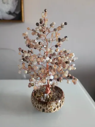 Árbol de Cobre Piedras Facetadas