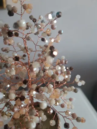 Árbol de Cobre Piedras Facetadas