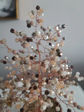 Árbol de Cobre Piedras Facetadas