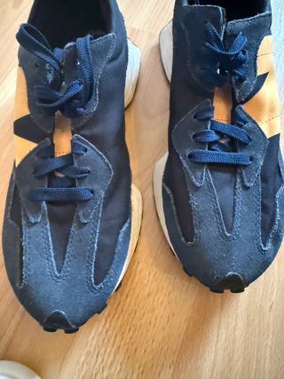 New Balance 327 Azul Marino/Amarillo