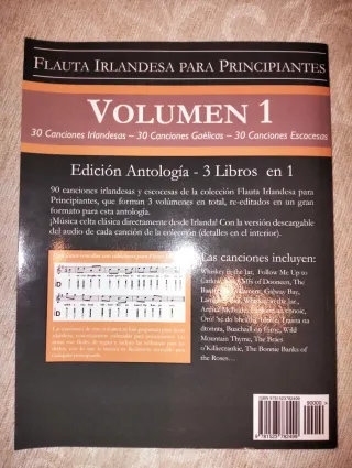 Libros flauta irlandesa y gaelica