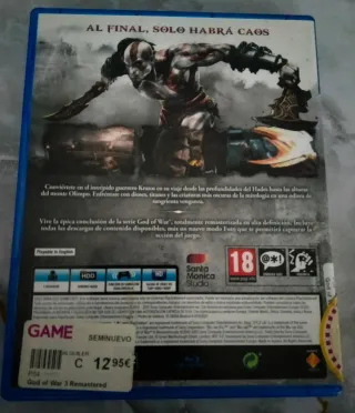 God of War III Remasterizado PS4