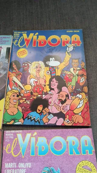 Lote 6 cómics El Víbora
