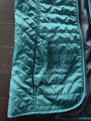 Chaqueta acolchada niña verde