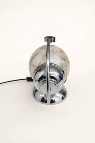 Candeeiro Vintage Opal Vidro Metal