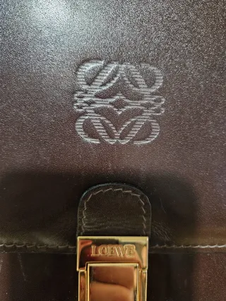 Maletín Loewe Marrón Piel.