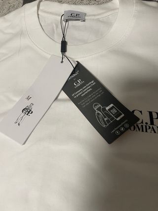 Camiseta CP Company Blanca Talla M