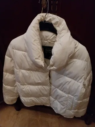 Plumífero Stradivarius blanco