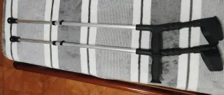 Muletas Aluminio Ajustables.