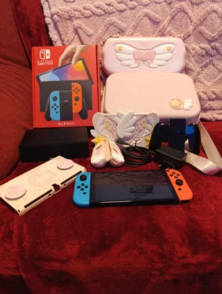 Nintendo Switch OLED Azul/Naranja