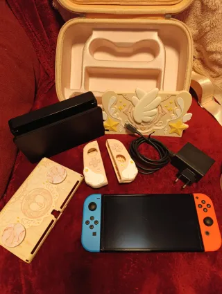 Nintendo Switch OLED Azul/Naranja