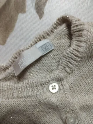 Giacchetto bimba beige con bottoni