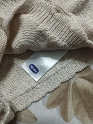 Giacchetto bimba beige con bottoni